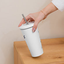 Load image into Gallery viewer, Insulated tumbler with a straw